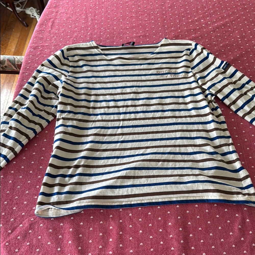 Saint James for Jcrew Striped Long Sleeve Shirt